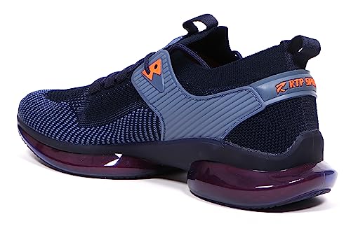 Image of RTP Men's Sports Running,Walking & Gym Shoes with Lightweight Carbon Cushion Technology EVA Sole with Memory Form Casual Sneaker Shoes for Men's & Boy's Blue