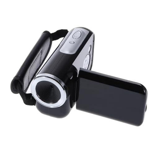 Caméra Vidéo Numérique 16x Zoom Operitacx Appareil Photo Portable Écran 2'' Caméra d'Action Noire