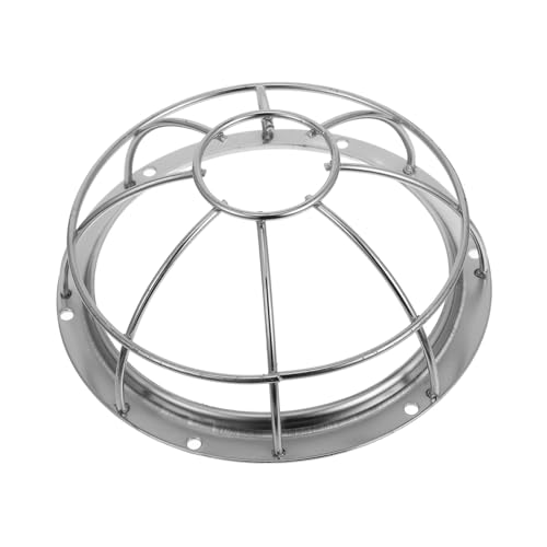 Lurrose 防爆ランプシェードガード 鉄製バルブガード ペンダントシェード対応 メッシュ構造採用 衝撃防止ライトカバー 簡単取付けで耐久性