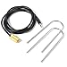 Produktbild AUX-Kabel mit vergoldetem 3,5 mm AUX-Eingangs-Steckadapter und + 2 Radio-Schlüssel für iPhone, iPod, MP3-Player, Handys