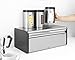 Brabantia Bread Bin – Fall front – Fingerprint Proof - Black, Large