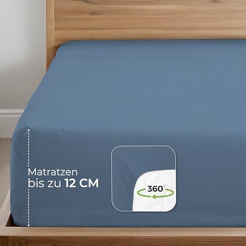 Dreamzie - Spannbettlaken 70x160 cm - 100 % Jersey Biobaumwolle – Ansicht 3