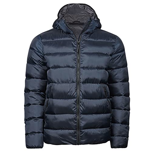 Image of Tee Jays Unisex Adult Lite Hooded Padded Jacket (XS) (Navy Blue)