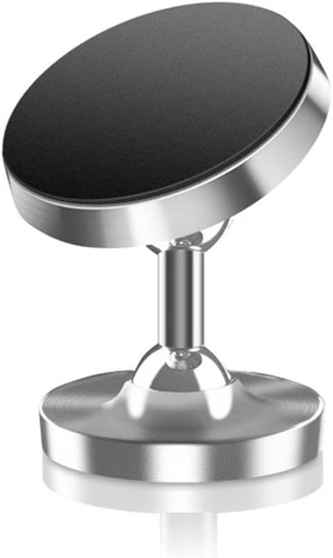 Magnetic Car Phone Holder in Mobile Stand Universal Dashboard Magnet Holde(White-Fruit peach5)