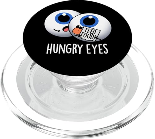 Occhi affamati Divertente Anatomia Gioco di parole PopSockets PopGrip per MagSafe