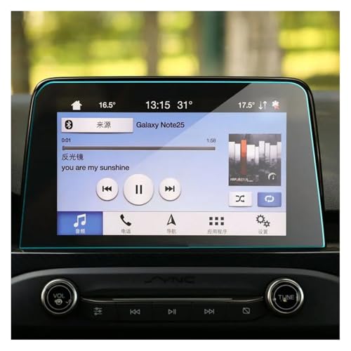 Écran Rayé Ford Focus Mk4 Solution Anti-Rayures Film Protection Verre Trempé pour Sync3 GPS