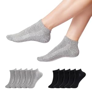 TANGCHAO 10 paar sportsokken voor dames en heren, ademende multifunctionele katoenen sokken, unisex