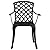GROSERY Furniture Sets 3 Piece Bistro Set Cast Aluminum Black,Durable Outdoor Bistro Set: WeatherResistant Cast Aluminum Patio Furniture for YearRound Comfort Garden Conversation Sets