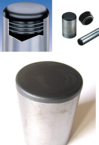 Ogc (10 Pack) - 3/4 Inch Od Round Black For Plastic Plug By Cap Cover Tube Durable Chair Glide Insert Finishing Plugs #TOP5