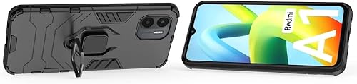 Miniatura 3 de Funda para Xiaomi Redmi A1 Caso,Estuche Shell Soporte para Xiaomi Redmi A1 4G Case Negro