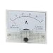 New Lon0167 DC 0-50A Current Rectangular Panel Analog Ammeter Measuring Tool 85C1-A(DC 0-50A Strom rechteckiges analoges Amperemeter-Messwerkzeug 85C1-A