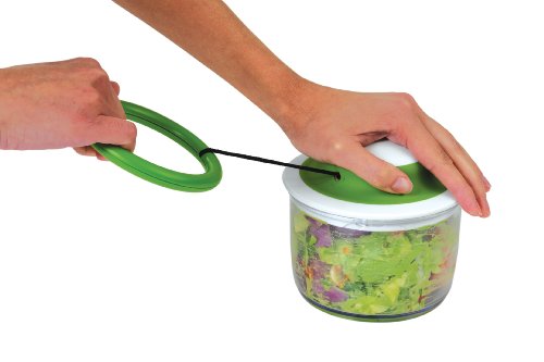 Chef'n Veggichop Hand-Powered Food Chopper, Set Of 1, Cherry #TOP3