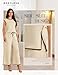 BeryLove Women's 2 Piece Lounge Set Fashion Travel Outfits Vacation Tracksuit Comfy Wide Leg Airport Loungewear 601 Apricot L