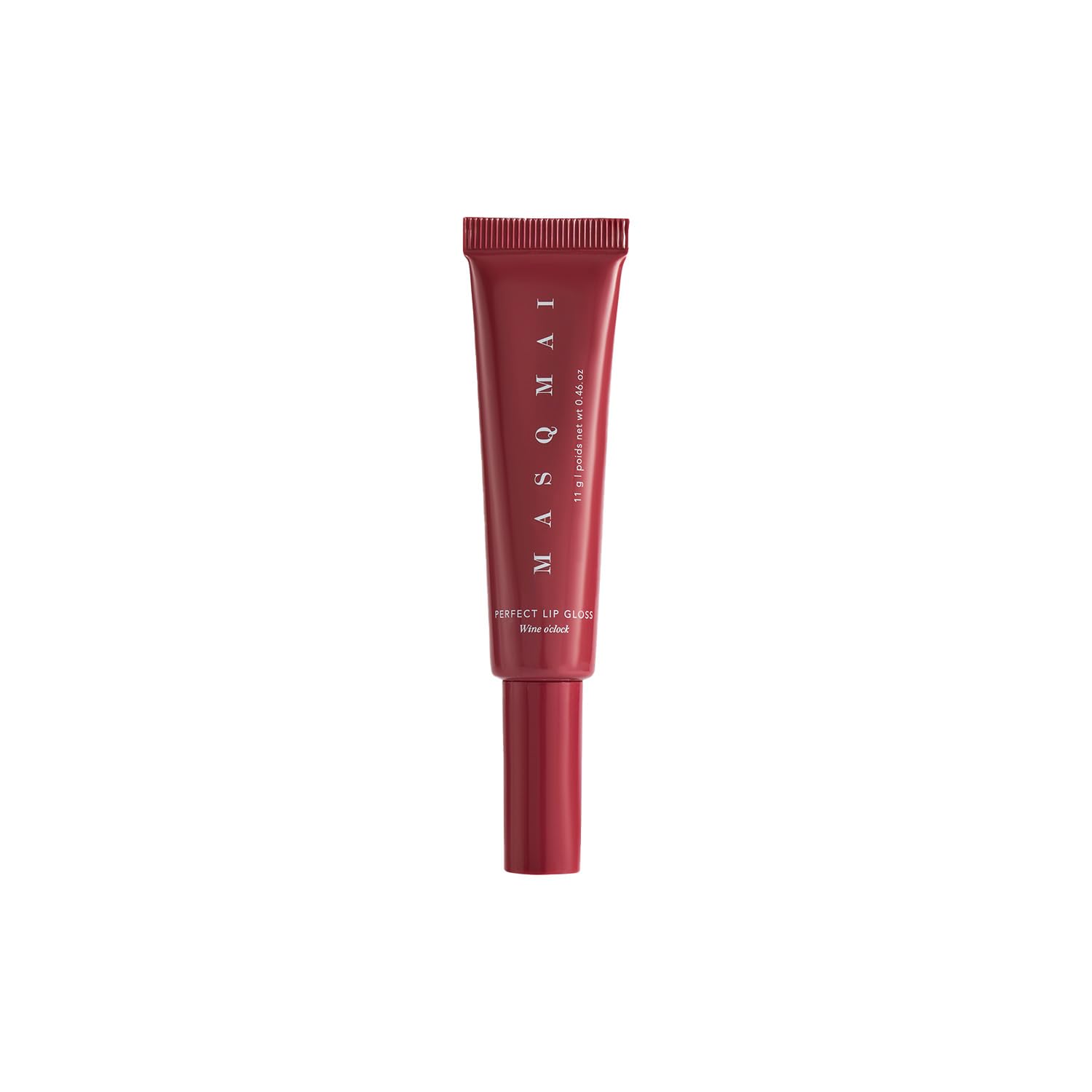 MASQMAI Perfect Lip Gloss, Brillo de Labios con Péptido Voluminizador, Granada, Tono: Wine O'Clock