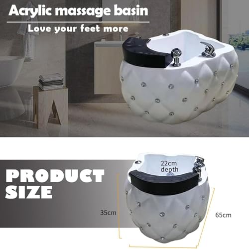 Deep Foot Bath Spa con masaje y ducha automática miniatura 3