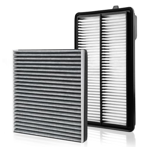 Image of Cabin & Engine Air Filter Kit for Genesis GV80 2021-2026 (2.5L Gas) | Replace #CF10735, 97133-3M000, 08790-3M000A, PA99898, 28113-T6210, Air Filter Combo Replacement Car Accessories