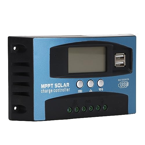 Controlador MPPT 60A con múltiples protecciones automáticas para paneles solares de 12V 24V 5