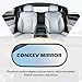 HD Car Mirror for Baby,360° Adjustable Rear View Mirrors Provides a Wide Field of Vision & Observation of the Rear Seat,Clip-on/Stick-on Convex Mirrors Baby Mirror for Car