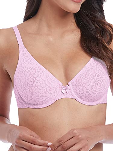 Wacoal Women's Halo Lace Underwire Bra, Lilac Snow