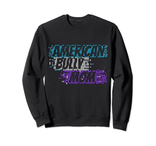 American Bully Blue Line. Design alla moda per gli amanti dei cani di questa fantastica razza. Motivo adatto per donne e bullymama. Spesso indicato come cane da combattimento/cane da Listello nonostante l'essenza meravigliosa. I love American Bullys.