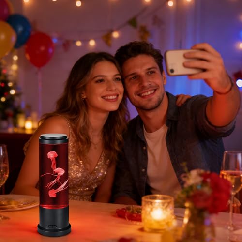 Lámpara medusa de 11 pulgadas el regalo para adultos ideal y luz de noche 4