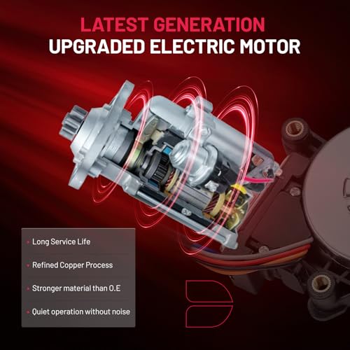 Image of BDFHYK 741-306 Power Window Regulator with Motor Front Left, Compatible with Honda Accord 2003-2007