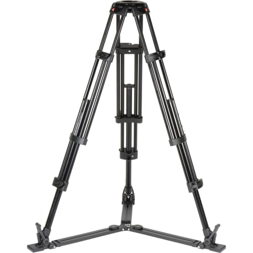 Image of Manfrotto MVH502A,546GB-1 Professional Fluid Video System with Aluminum Tripod and Ground Spreader (Black)