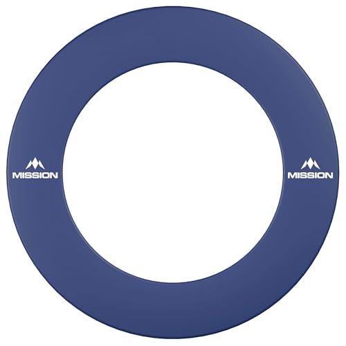Mission Darts Pro Dartboard Surround | Plain Heavy Duty | Blue