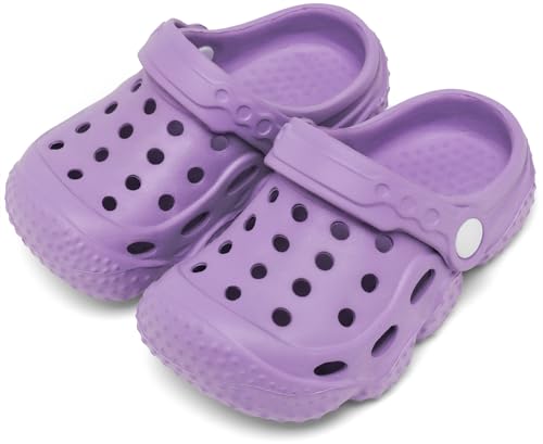 Image of ChayChax Kid's Garden Clogs Cute Slides Sandals Toddlers Beach Pool Shower Shoes with Non-Slip Sole