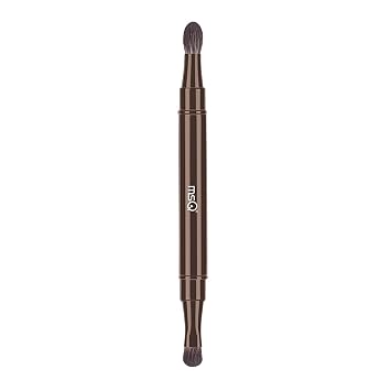 MSQ Eyeshadow Brush, Scalable Eye Makeup Brush with Soft Synthetic Hair Bristles, Double-end Eye Blender Brush for Highlighting, Blending, Essential Eye Shadow Brush for Daily Makeup