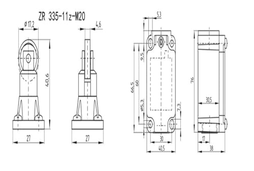 Interrupteur de fin de course Z4VH335-11z-M20 pour sécurité industrielle - 5