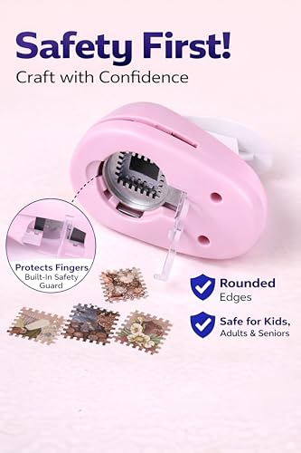 Image of IMPORTED Metal Stamp Punch for Arts Crafts Scrapbooking DIY Projects 2x1.5 cm(WITH FREE SCRAP SHEETS) Postage Stamp Shape Paper Cutter for Journaling, Greeting Cards, Photo Decoration