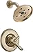 Delta Faucet T17294-CZ Linden Monitor 17 Series Shower Trim, Champagne Bronze