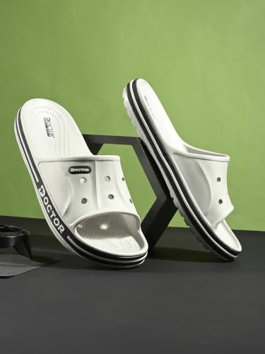 Image of Men's EVA Slide Slippers | Lightweight Comfort Bathroom & Casual Slides | Anti-Skid Soft Cushioned Slip-On Slippers for Indoor & Outdoor Use