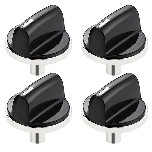 00650847 Cooktop Stove Knobs Compatible with Bosch, Burner Control Dial Knob Range Oven Replacement 00650847 650847 1999734 AH3480601 AP4513132 EA3480601 EAP3480601 PD00000010 PS3480601, 4 Pcs