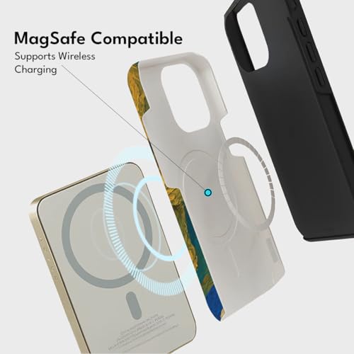 Image of MILLION CASES Back Cover Case for iPhone 15 Pro Scratch Resistant Anti-Slip Polycarbonate Shockproof Protective Durable Phantom Grin Crystal Case for Men & Boys