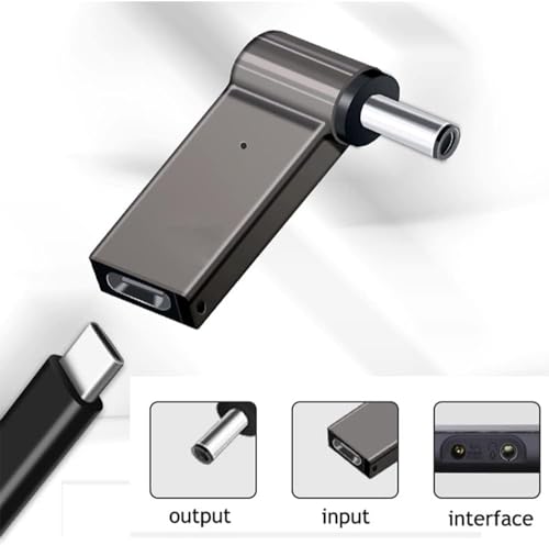 Image of Tobo PD 100W Laptop Charger Adapter Connector USB Type-C Female to DC Male Jack Socket Converter for Acer Samsung Lenovo (5.5x2.5mm) TD-1262CC