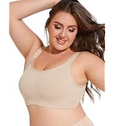 Plusfree Full Coverage Padded Minimizer Bra No Underwire Smooth Back Fat