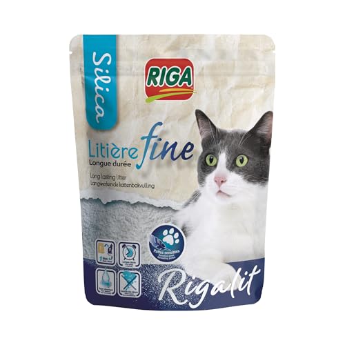 Litière pour chat sans odeur Riga Rigalit Silica Fine