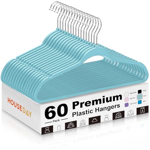 HOUSE DAY Kunststoff-Kleiderbügel, 60 Stück