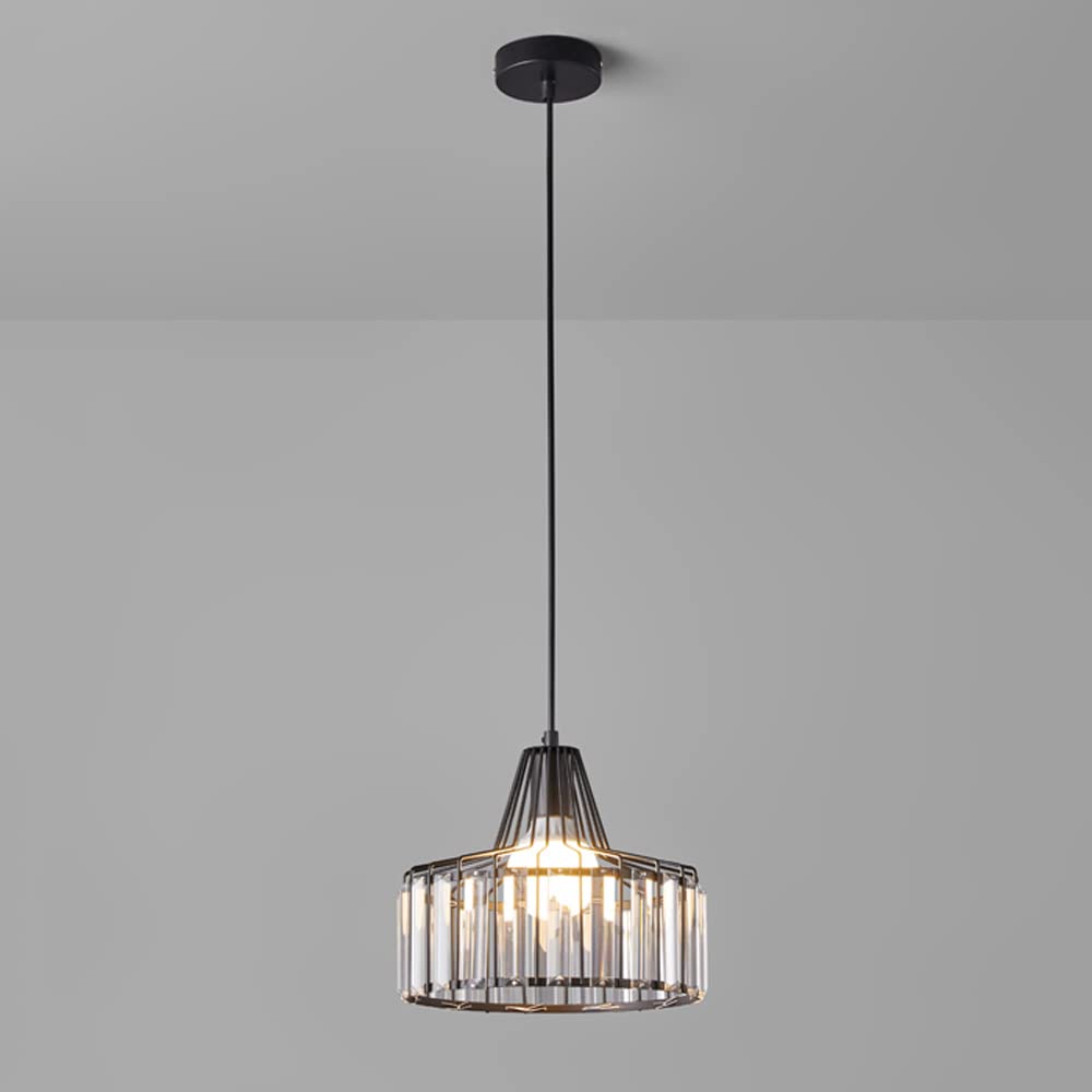 Éclairage suspendu au-dessus de la table à manger en cristal moderne LED