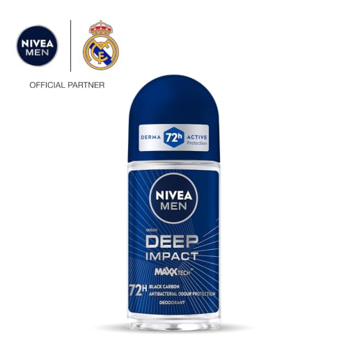 NIVEA MEN Deep Impact Freshness 50ml Black Carbon Roll On - Image 3