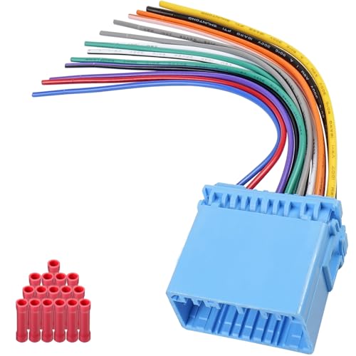 Zenoruslky 20Pin Radio Harness for Honda 1999-2006 Car Stereo Wire Adapter