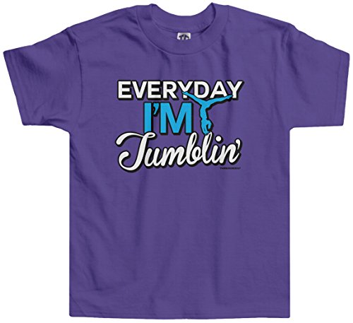 Threadrock Little Girls' Everyday I'm Tumblin' Toddler T-Shirt