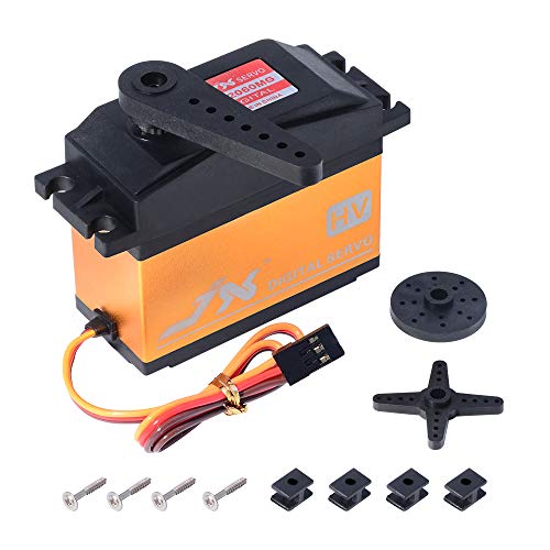 Jx Servo Pdi-Hv2060Mg 62Kg Metal Gear High Torque High Voltage Core Digital Servo Motor For 1/5 Rc Car Robot Arm Helicopter Airplane Parts #TOP4