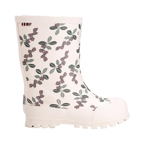 Viking Jolly Print Rubber Boots, Light Pink/Olive, 25