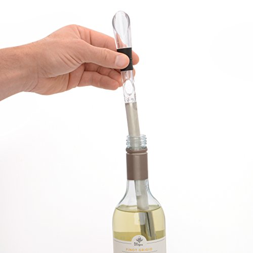 Bar Amigos Chill Rod Wijnfles Cooler Chiller Met Roestvrij Staal Rode Witte Wijn Gieter en Koeler Stick Met Beluchter… - Image 6