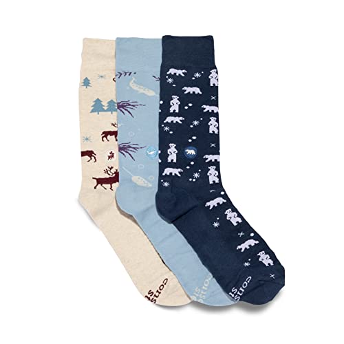 Image of Conscious Step Women's Fair Trade Organic Cotton Crew Socks | 3 Pack | Every Pair Helps Support our Humanitarian Partners