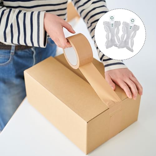 100 Stück Verpackungschips LuftpolsterkissenVerpackungsmaterial Luftpolsterkissen Luftpolsterfolie​​ Transparent 10x15 cm/3.94x5.91in Verpackungsmaterial​​ mit Pumpe, ​​für Ort verschieben und Pakete