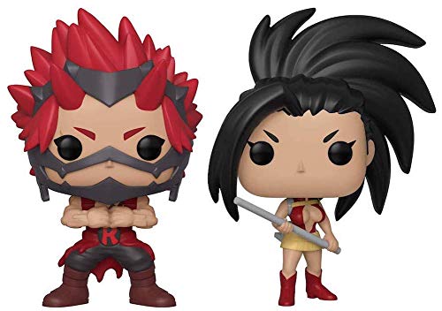 Funko Pop! Animation: My Hero Academia - Momo Yaoyorozu and Eijiro Kirishima - Set of 2 in Bubble Pouches